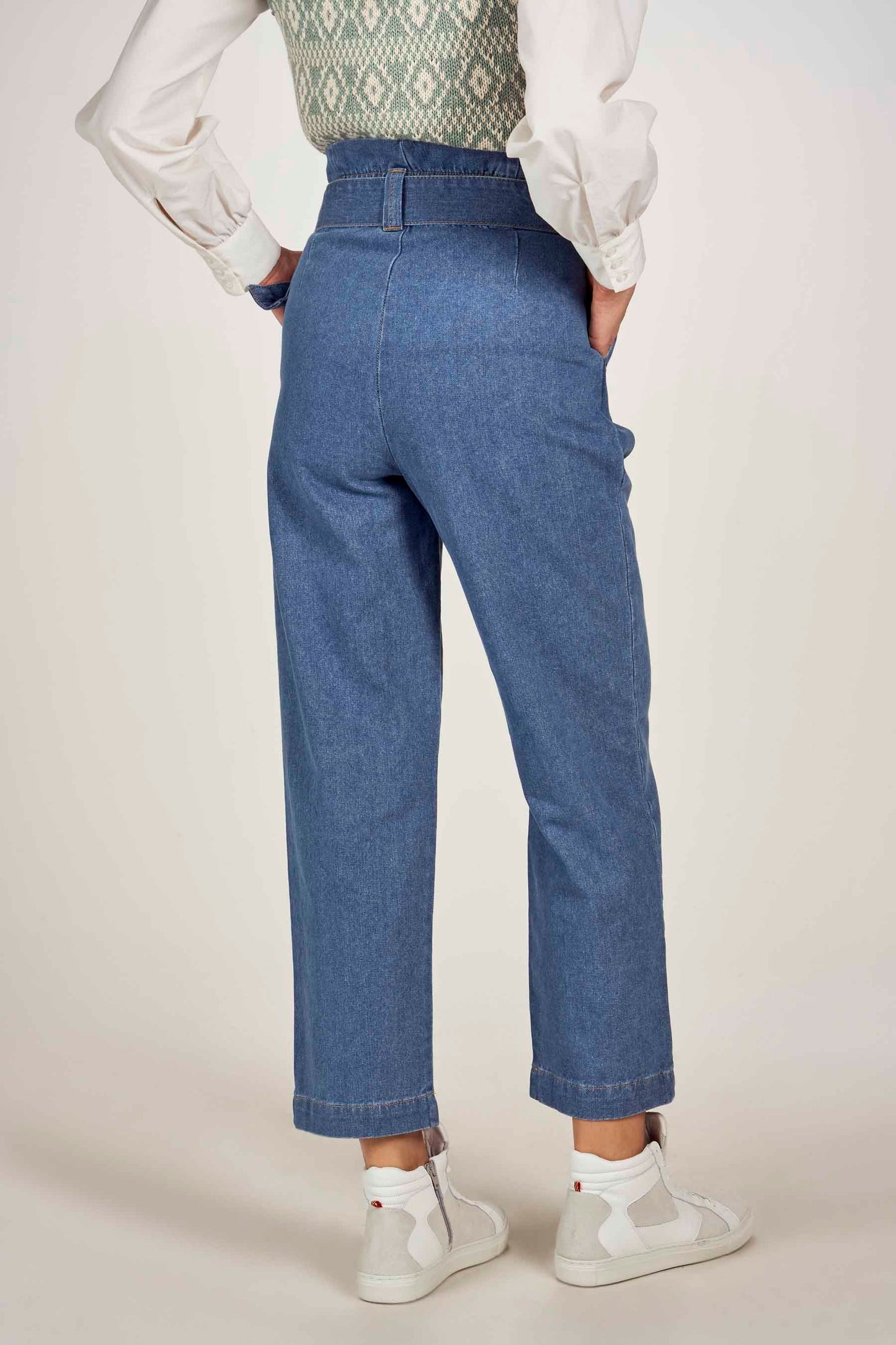 Donkerblauwe Denim Jeans