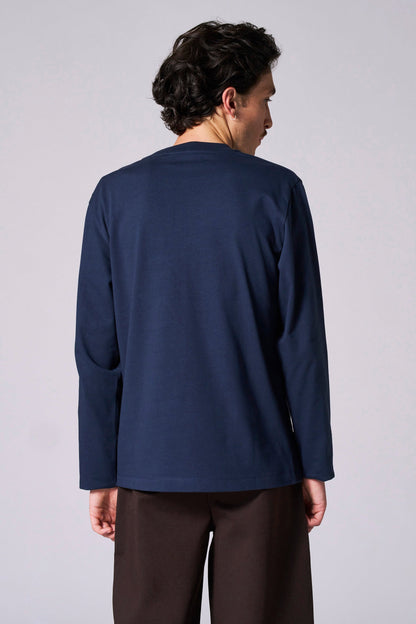 T-shirt met lange mouwen - blauw