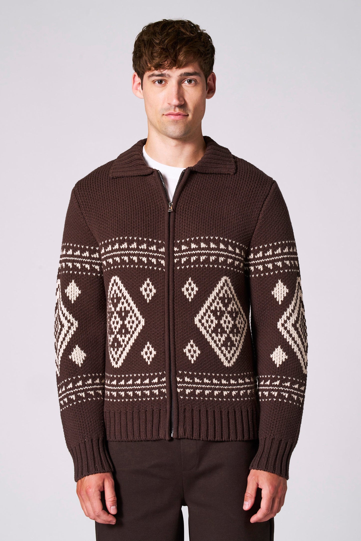 Gilet - bruin