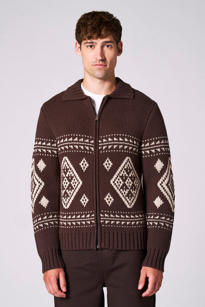 Gilet - bruin