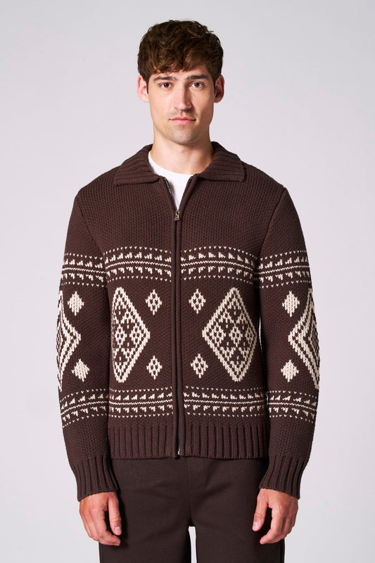 Gilet - bruin