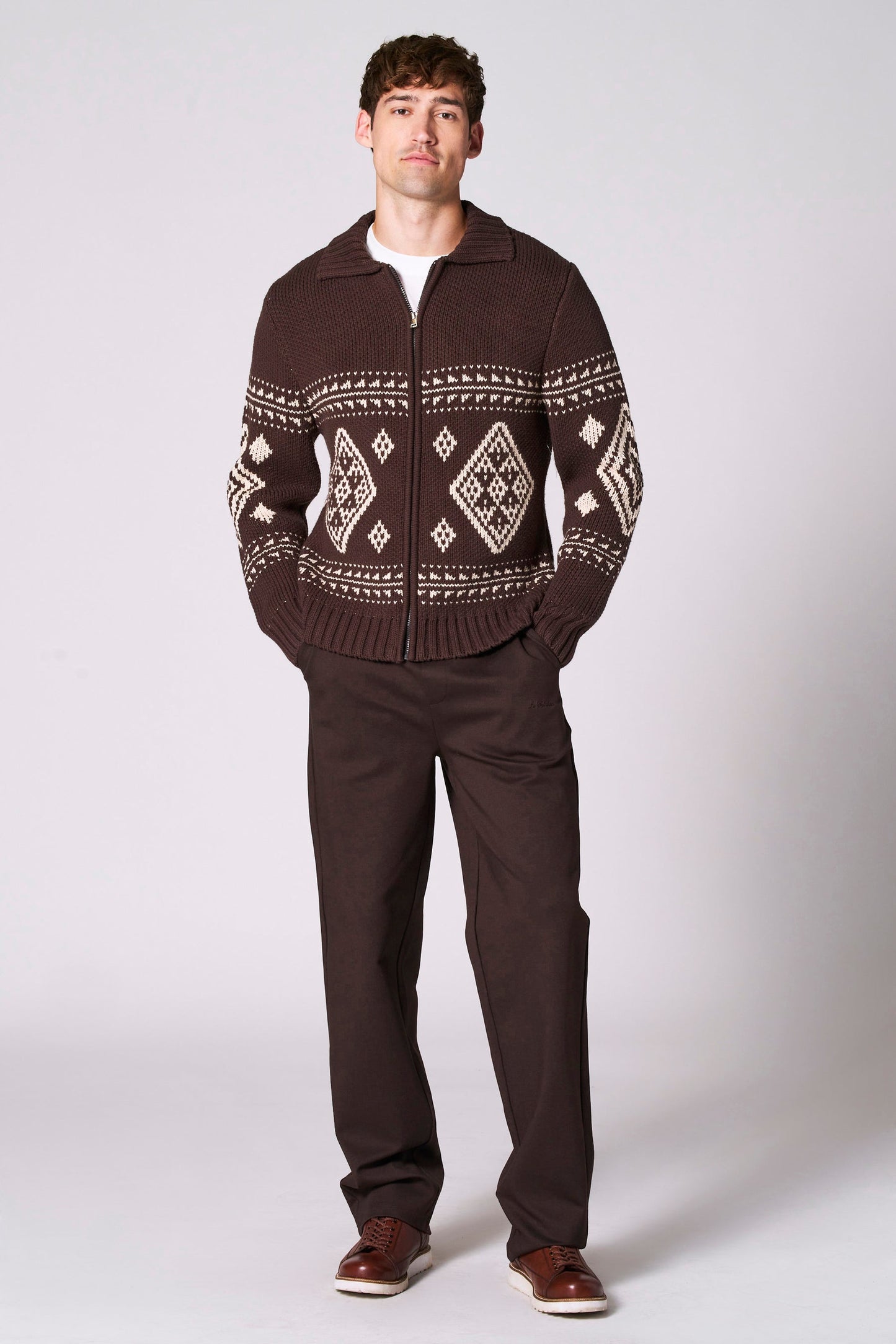 Gilet - bruin