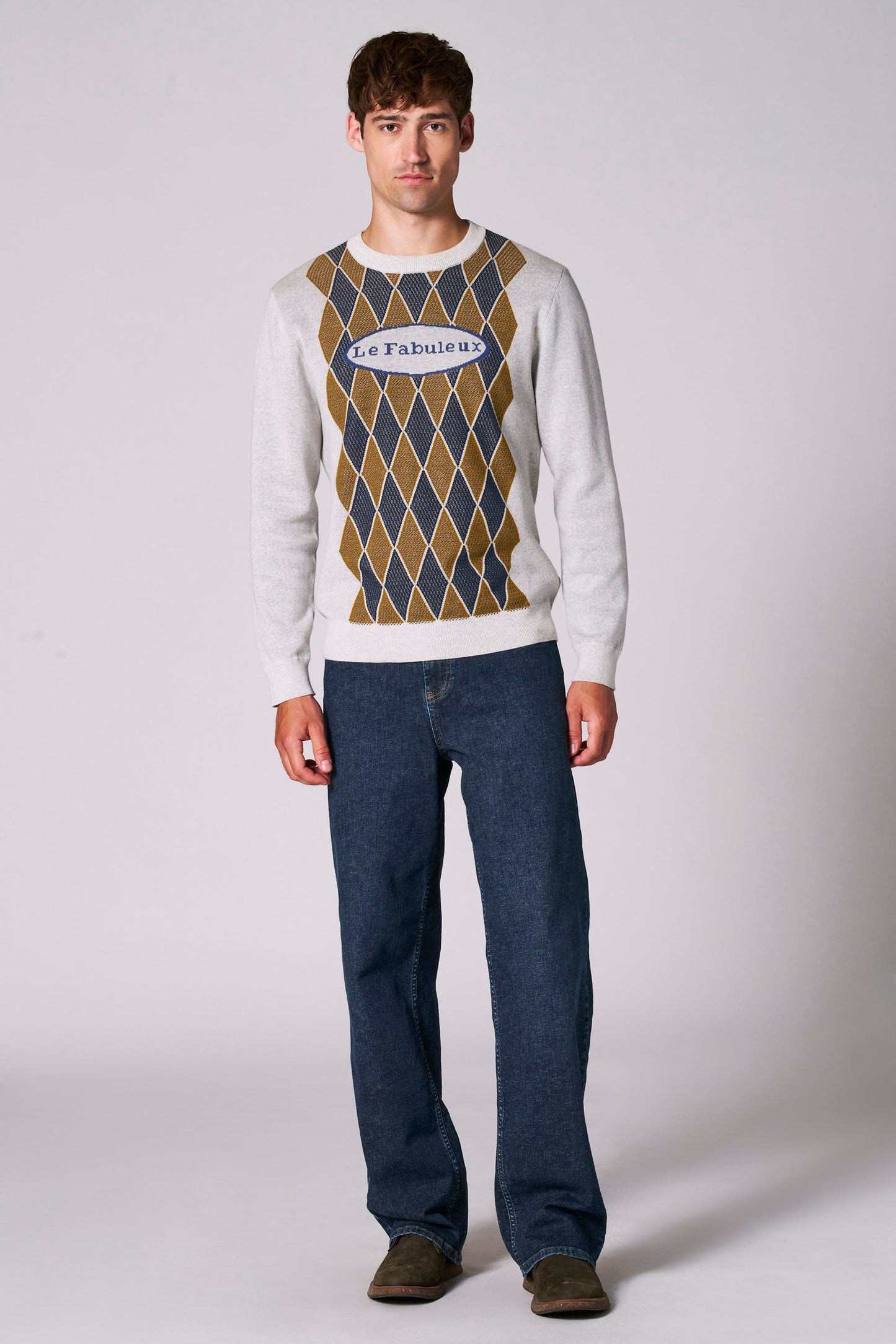 Rechte jeans mid blauwe denim - Le Fabuleux Marcel de Bruxelles