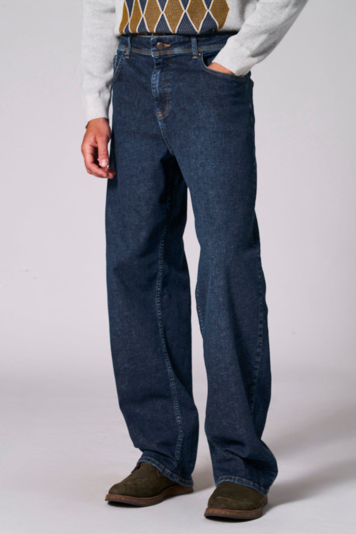 Rechte jeans mid blauwe denim - Le Fabuleux Marcel de Bruxelles