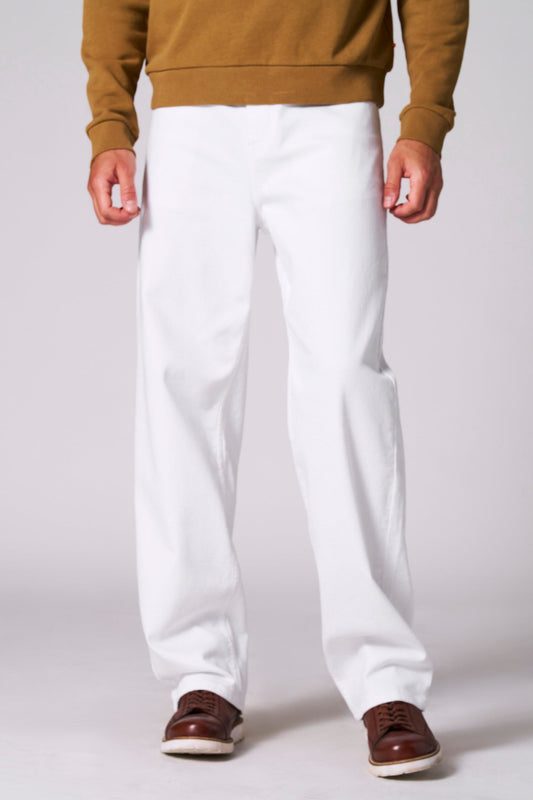Le Fabuleux Marcel de Bruxelles Off-White Straight Leg Denim Jeans