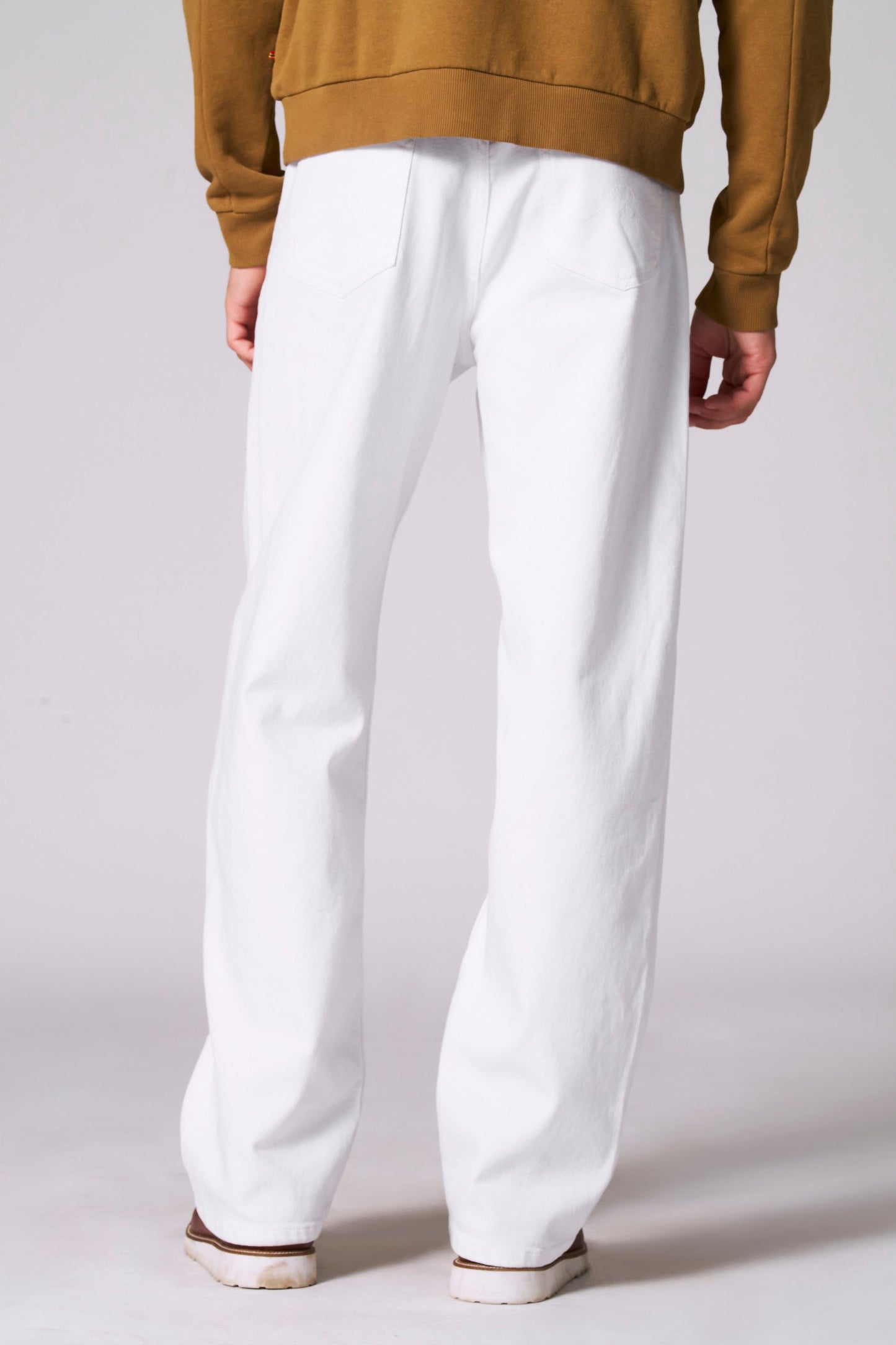 Le Fabuleux Marcel de Bruxelles Off-White Straight Leg Denim Jeans