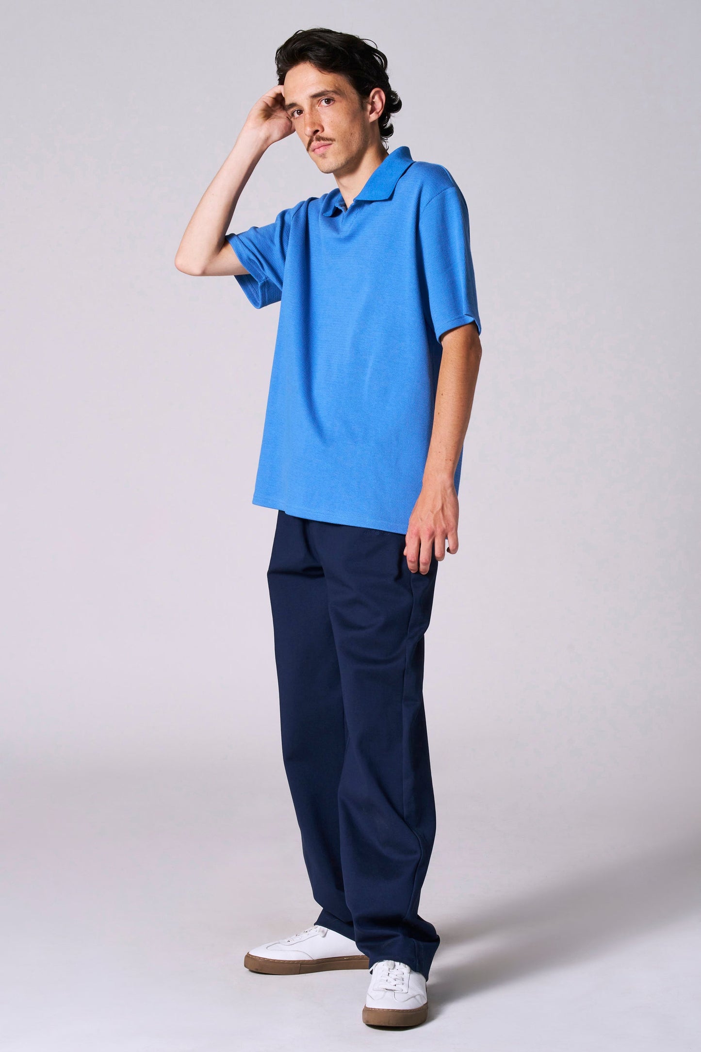 Korte Mouwen Polo - Blauw