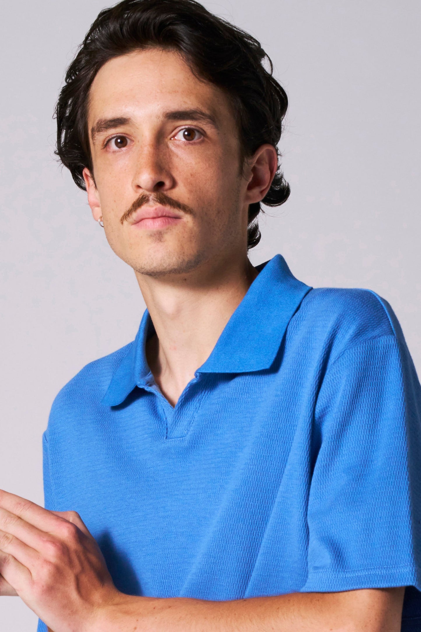 Korte Mouwen Polo - Blauw