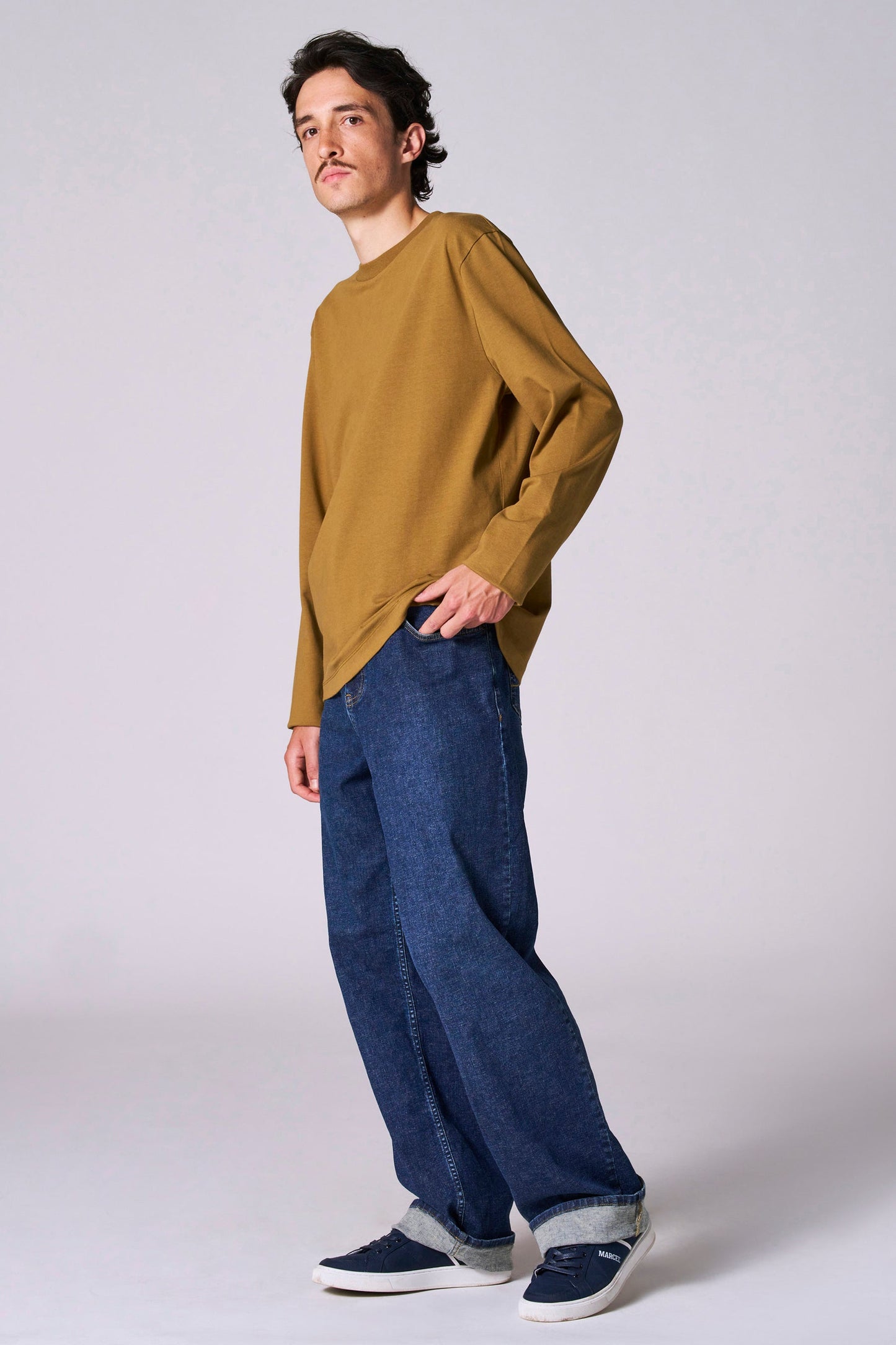 T-shirt (lange mouwen) beige - Le Fabuleux Marcel de Bruxelles