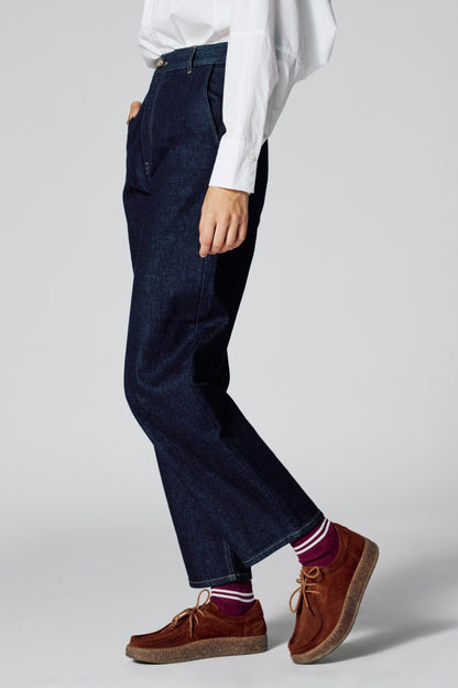 Donkerblauwe Denim Chino Jeans