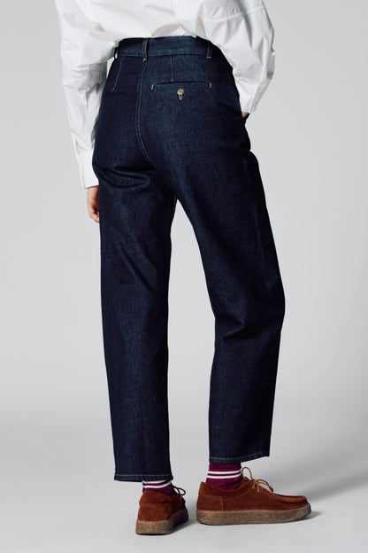 Donkerblauwe Denim Chino Jeans