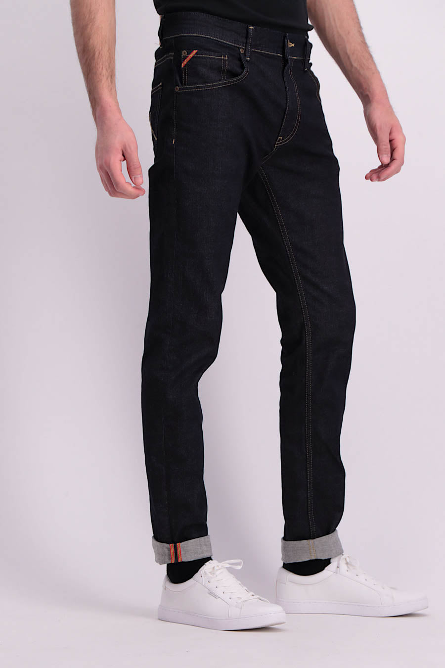 Donkerblauwe Denim Slim Fit Jeans