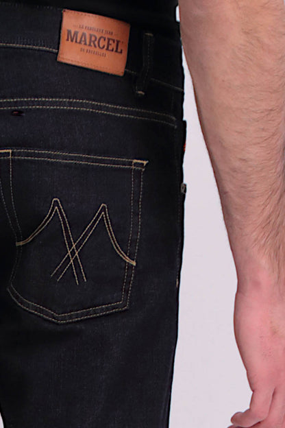 Donkerblauwe Denim Slim Fit Jeans