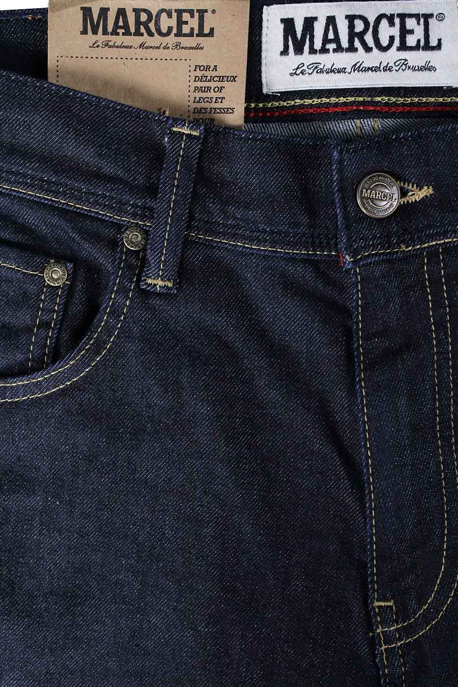 Donkerblauwe Denim Slim Fit Jeans