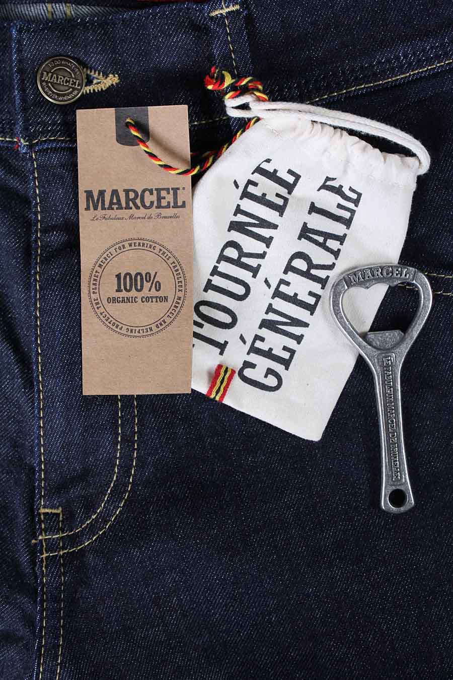 Donkerblauwe Denim Slim Fit Jeans