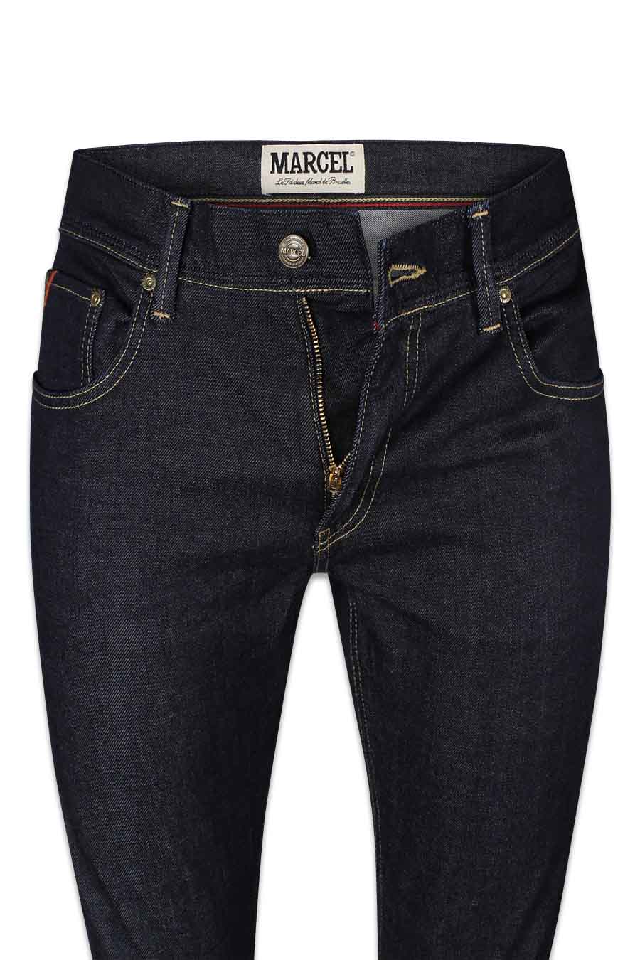 Donkerblauwe Denim Slim Fit Jeans