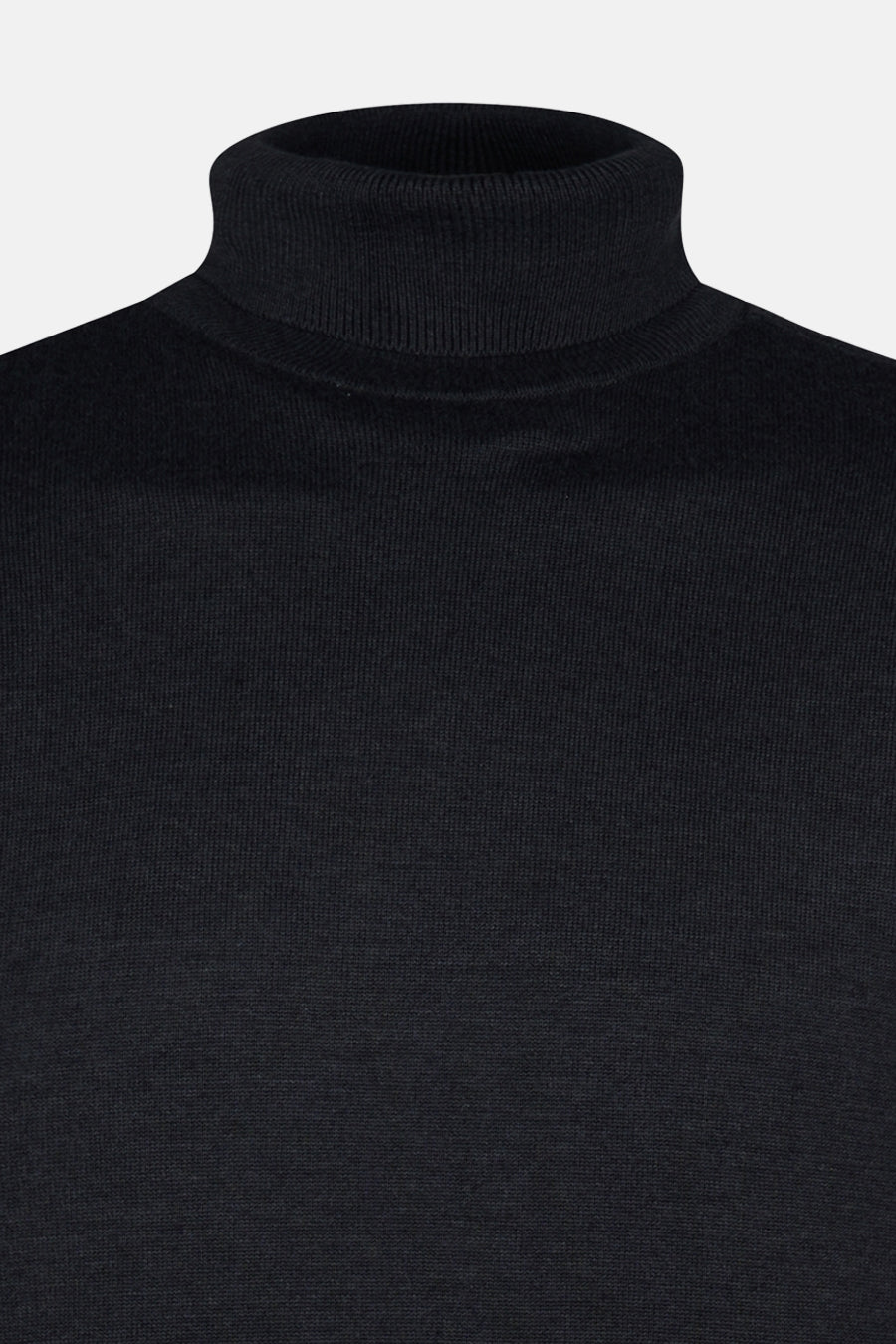 Zwarte Pullover met Rolkraag