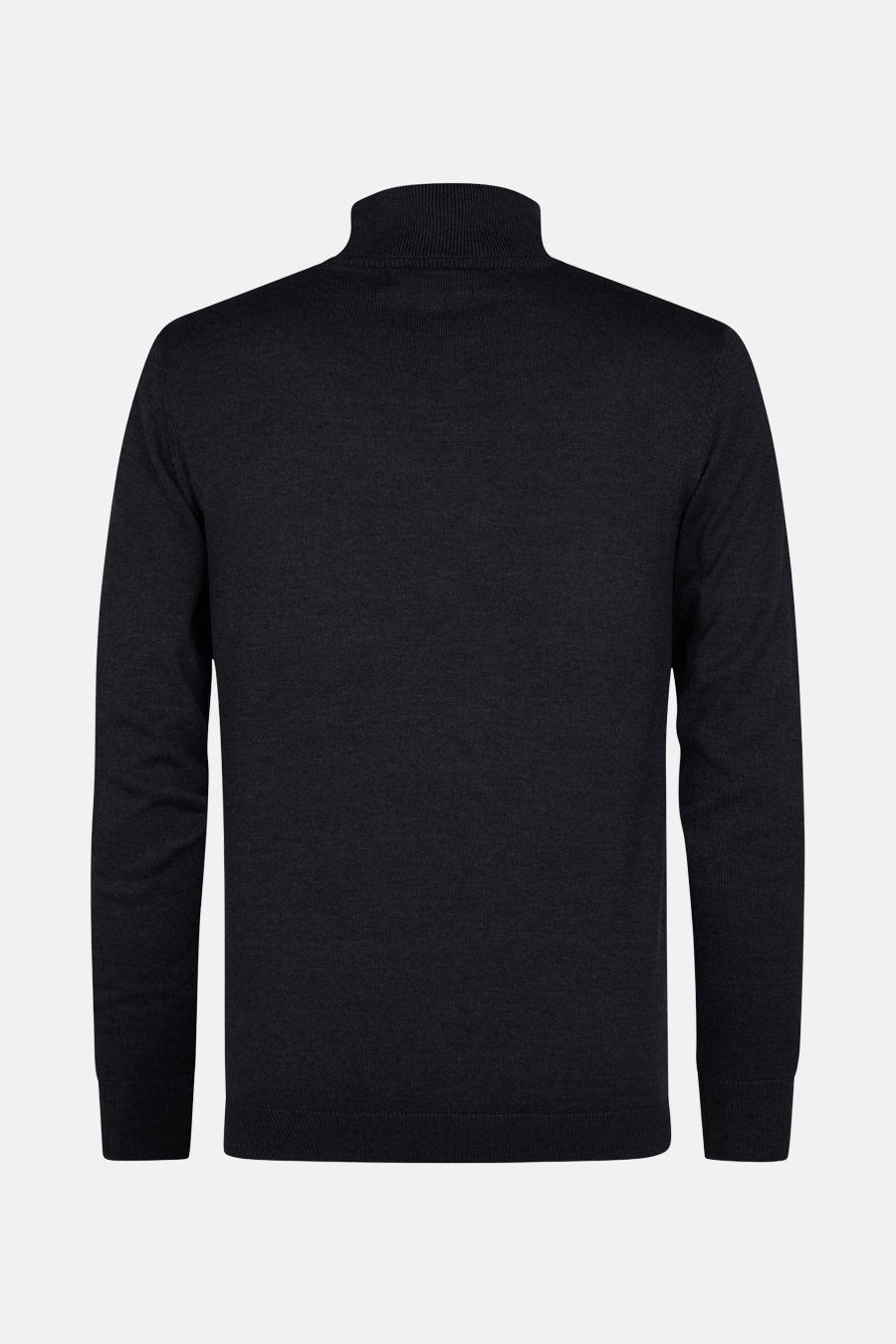 Zwarte Pullover met Rolkraag