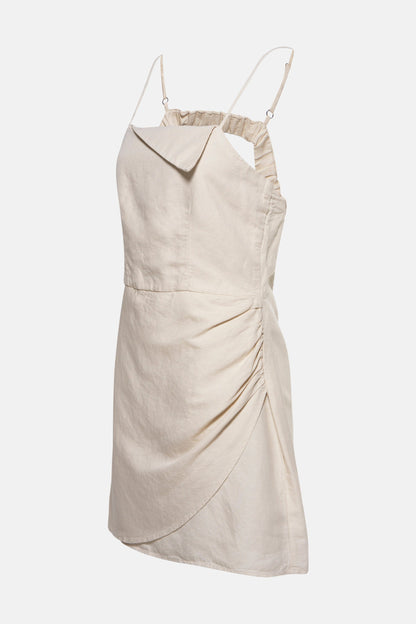 Short Dress - Ecru