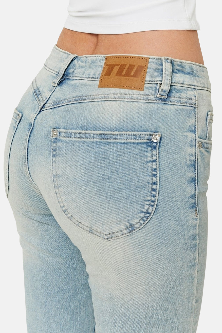SPADESASSY2 - Lichtblauwe Denim Jeans