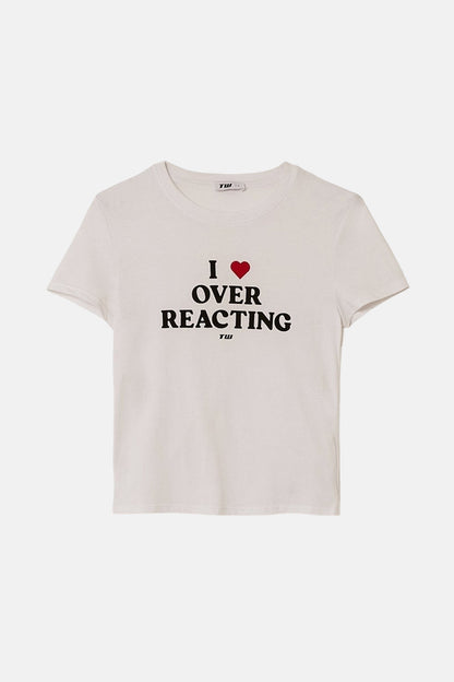 T-shirt (korte mouwen) wit - TALLY WEIJL