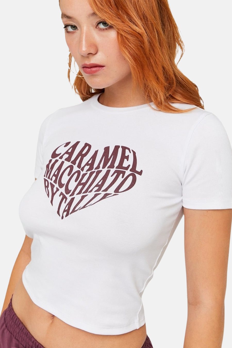 Witte T-shirt met Korte Mouwen