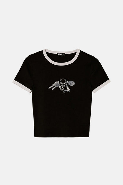 T-shirt (korte mouwen) zwart - TALLY WEIJL