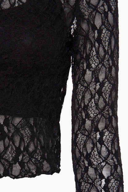 Lange Mouwen Blouse - Zwart
