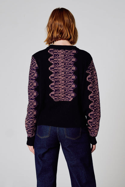 T-shirt met ronde hals - zwart