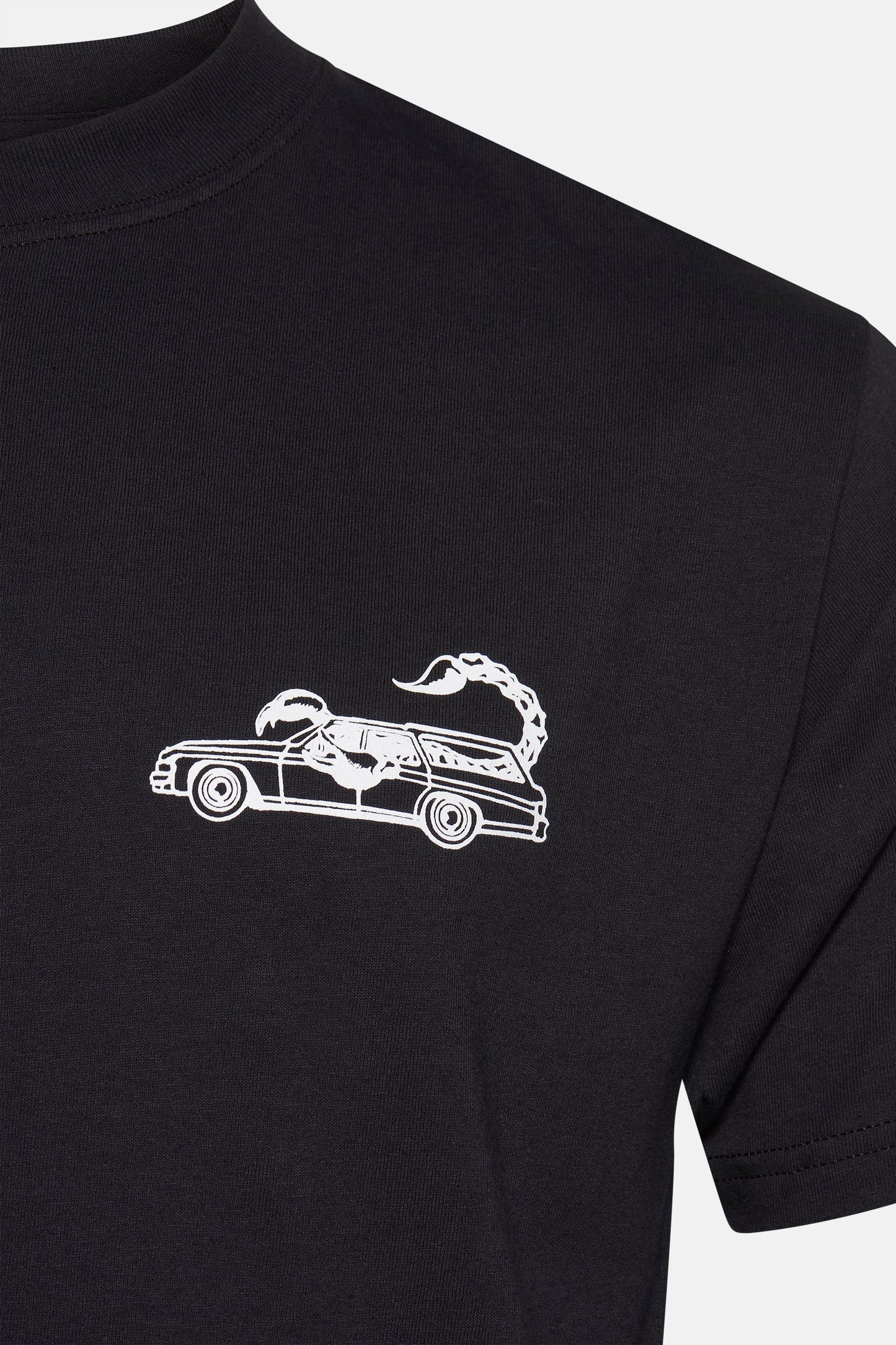 Zwarte Korte Mouwen T-shirt - VANS 'OFF THE WALL'