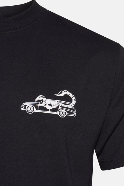 Zwarte Korte Mouwen T-shirt - VANS 'OFF THE WALL'
