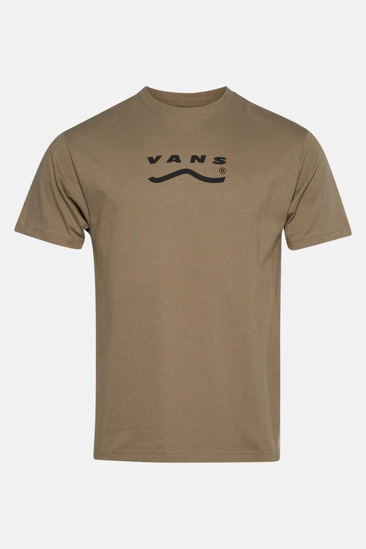 VANS 'OFF THE WALL' Bruine Korte Mouwen T-shirt