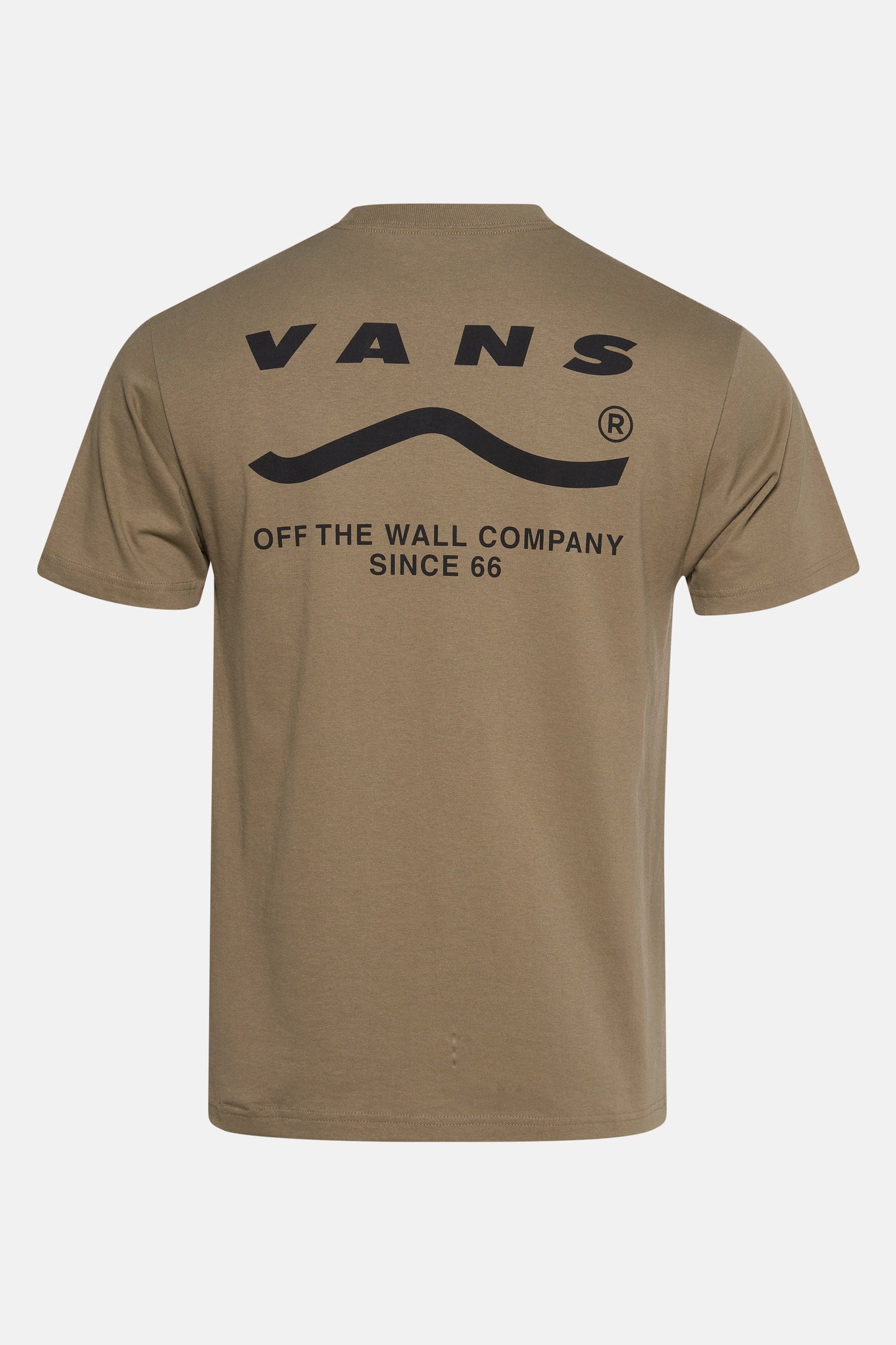 VANS 'OFF THE WALL' Bruine Korte Mouwen T-shirt