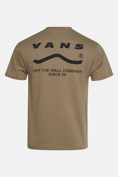 VANS 'OFF THE WALL' Bruine Korte Mouwen T-shirt