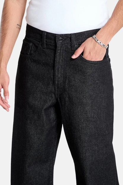 CHECK 5 Loose Fit Zwarte Denim Broek