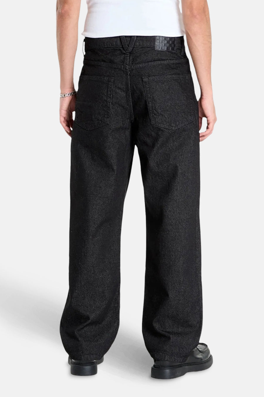 CHECK 5 Loose Fit Zwarte Denim Broek