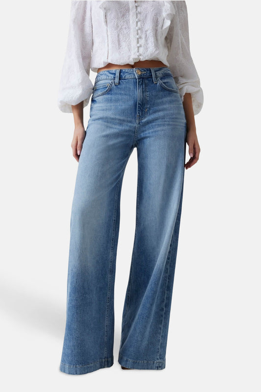 Guess® Lichtblauwe Denim Rechtaf Jeans