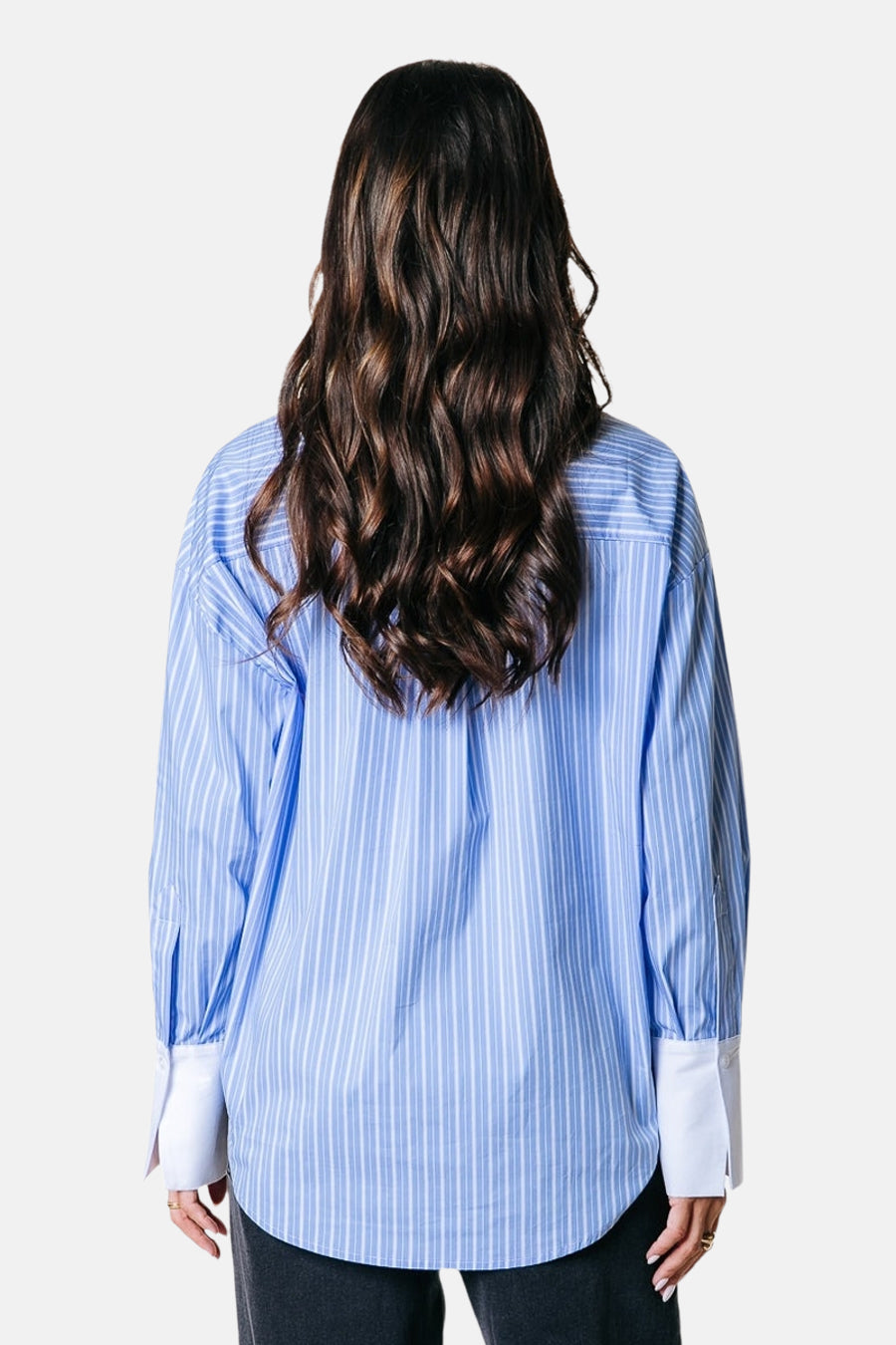 Hemd (lange mouwen) blauw - COLOURFUL REBEL