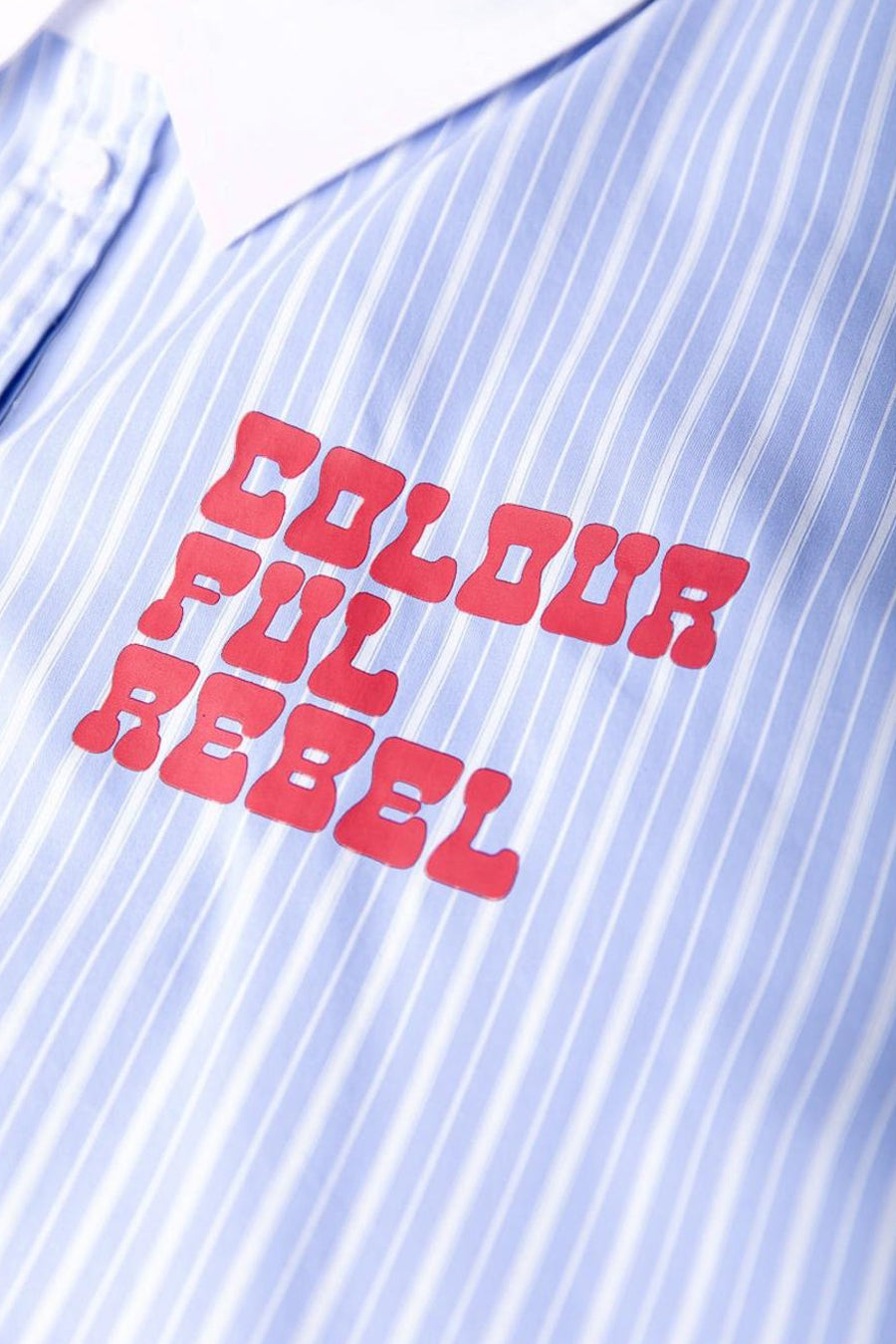 Hemd (lange mouwen) blauw - COLOURFUL REBEL