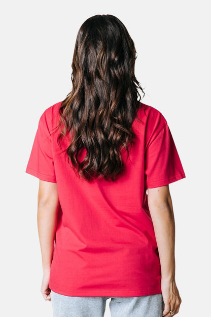 T-shirt (korte mouwen) rood - COLOURFUL REBEL